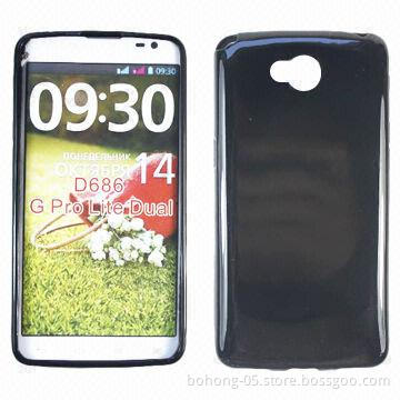 Inside Matte and Outside Smooth TPU Case for LG D686, Customized Colors are Accepted, 500pcs/Color